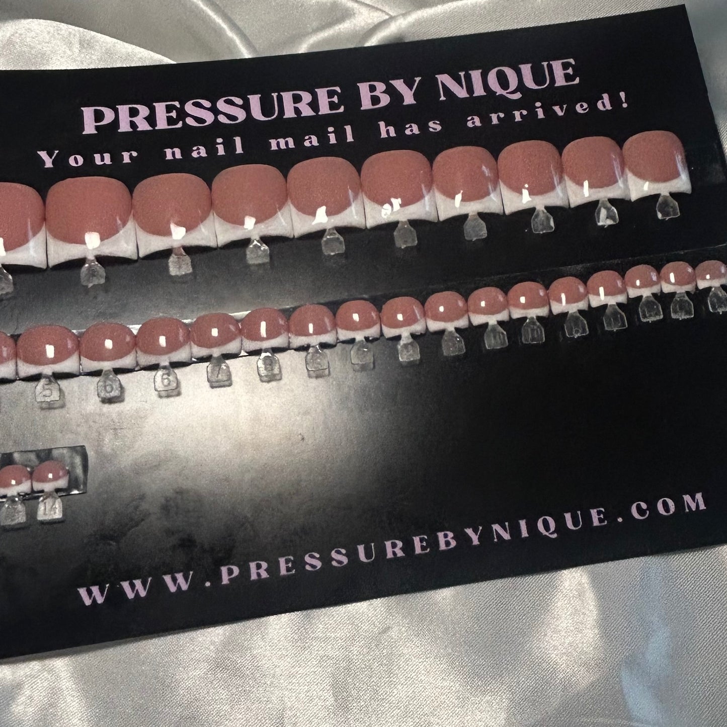 Classic French Tip Toes 30 Pcs (RTS)