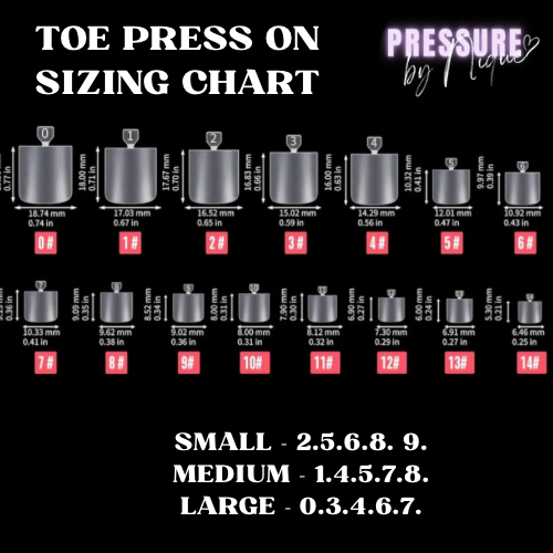 Classic French Tip Toes 10 Pcs