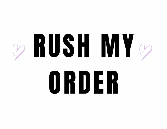 Rush My Order Fee